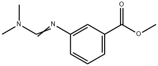 Benzoic acid, m-[[(dimethylamino)methylene]amino]-, methyl ester (8CI) Struktur