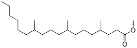 4,8,12-Trimethyloctadecanoic acid methyl ester Struktur