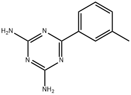 6-(3-Methylphenyl)-1,3,5-triazine-2,4-diamine Struktur