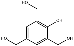 2-hydroxybenzene-1,3,5-trimethanol  Struktur