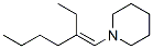 1-(2-ETHYL-1-HEXENYL)-PIPERIDINE Struktur