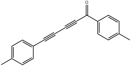 1,5-Bis(4-methylphenyl)-2,4-pentadiyn-1-one Struktur