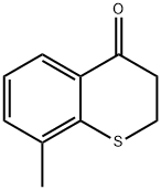 2,3-Dihydro-8-methyl-4H-1-benzothiopyran-4-one Struktur