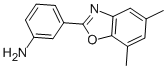 3-(5,7-DIMETHYL-BENZOOXAZOL-2-YL)-PHENYLAMINE Struktur