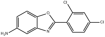 2-(2,4-DICHLORO-PHENYL)-BENZOOXAZOL-5-YLAMINE Struktur