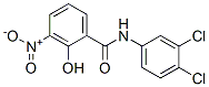 34DICHLORO3NITROSALICYLANILIDE Struktur