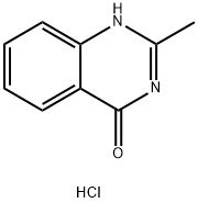 2-Methyl-3H-quinazolin-4-one hydrochloride Struktur