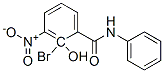 2BROMO3NITROSALICYLANILIDE Struktur