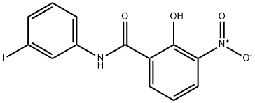 3IODO3NITROSALICYLANILIDE Struktur