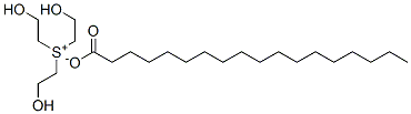 tris(2-hydroxyethyl)sulphonium stearate Struktur