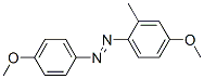 1-(4-Methoxy-2-methylphenyl)-2-(4-methoxyphenyl)diazene Struktur