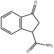 1-Indancarboxamide,  3-oxo-  (8CI) Struktur