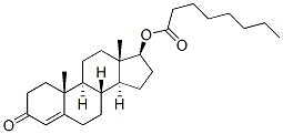 17beta-hydroxyandrost-4-en-3-one octanoate  Struktur