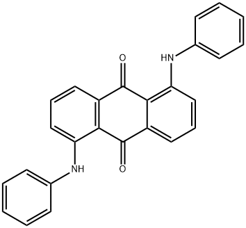 1,5-Bis(phenylamino)-9,10-anthracenedione Struktur