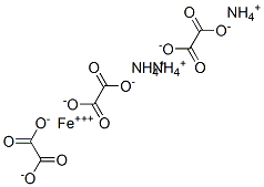 triammonium iron(3+) trioxalate  Struktur