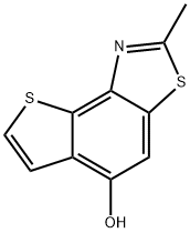 Thieno[2,3-e]benzothiazol-5-ol, 2-methyl- (9CI) Struktur