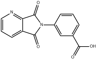 3-(5,7-dioxo-5,7-dihydro-6H-pyrrolo[3,4-b]pyridin-6-yl)benzoic acid Struktur