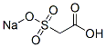 2-(Sodiooxysulfonyl)acetic acid Struktur