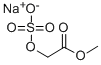 SODIUM (CARBOMETHOXY)METHANE SULFONATE Struktur