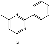 4-CHLORO-6-METHYL-2-PHENYL-PYRIMIDINE Struktur