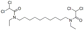 2,2-dichloro-N-[10-[(2,2-dichloroacetyl)-ethyl-amino]decyl]-N-ethyl-ac etamide Struktur