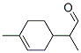 alpha,4-dimethylcyclohex-3-ene-1-acetaldehyde Struktur