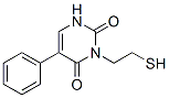 3-(2-Mercaptoethyl)-5-phenyluracil Struktur