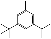 1-Isopropyl-3-tert-butyl-5-methylbenzene Struktur