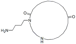 5-(4-Aminobutyl)-1,5-diazacyclohenicosane-6,15-dione Struktur