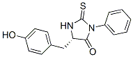 (S)-5-[(4-hydroxyphenyl)methyl]-3-phenyl-2-thioxoimidazolidin-4-one Struktur