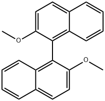 (R)-(+)-2,2'-DIMETHOXY-1,1'-BINAPHTHYL Struktur