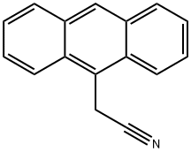 2-anthracen-9-ylacetonitrile Struktur