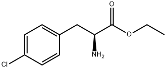 rac-(R*)-2-Amino-3-(4-chlorophenyl)propionic acid ethyl ester Struktur