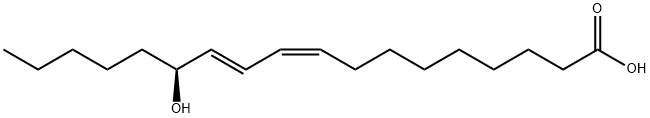 13(S)-HYDROXYOCTADECA-9Z,11E-DIENOIC ACID Struktur