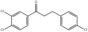 3-(4-CHLOROPHENYL)-3',4'-DICHLOROPROPIOPHENONE Struktur