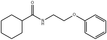 N-(2-phenoxyethyl)cyclohexanecarboxamide Struktur