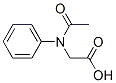 N-acetylphenylglycine Struktur