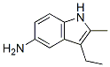 3-ethyl-2-methyl-1H-indol-5-amine Struktur