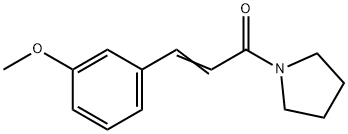 1-[3-(3-Methoxyphenyl)-1-oxo-2-propenyl]pyrrolidine Struktur