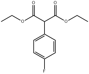 DIETHYL 4-FLUOROPHENYL MALONATE Struktur