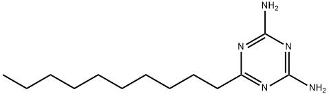 6-Decyl-1,3,5-triazine-2,4-diamine Struktur