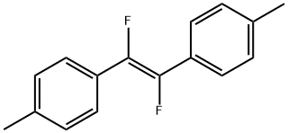 1,1'-[(1E)-1,2-DIFLUORO-1,2-ETHENEDIYL]BIS[4-METHYLBENZENE] Struktur