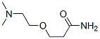 Propanamide, 3-[2-(dimethylamino)ethoxy]- (9CI) Struktur