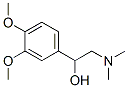 1-(3,4-Dimethoxy-phenyl)-2-dimethylamino-ethanol Struktur