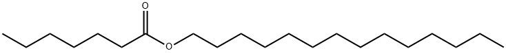 tetradecyl heptanoate Struktur