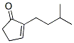 2-isopentylcyclopent-2-en-1-one  Struktur