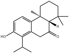 9(5H)-Phenanthrenone, 4b,6,7,8,8a,10-hexahydro-2-hydroxy-4b,8,8-trimethyl-1-(1-methylethyl)-, (4bS,8aS)- Struktur