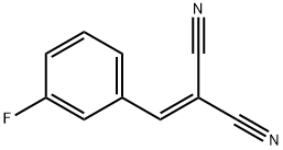 ((3-FLUOROPHENYL)METHYLENE)METHANE-1,1-DICARBONITRILE Struktur