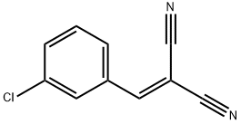 Propanedinitrile,2-[(3-chlorophenyl)methylene]- Struktur