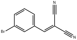 (3-Bromobenzylidene)malononitrile Struktur